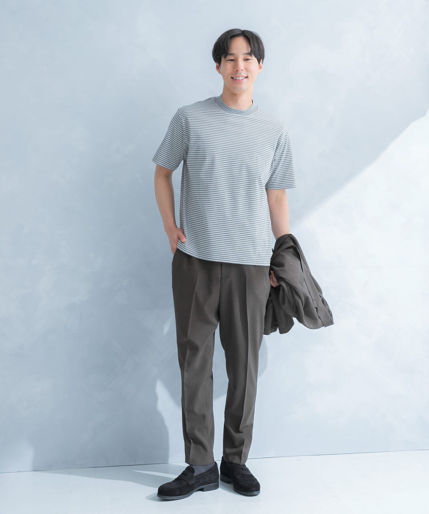 URBAN RESEARCH DOORS「『UR TECH』LIFE STYLE TAILOR　サマシェア ドレスTシャツ」|シャツ・ブラウス|