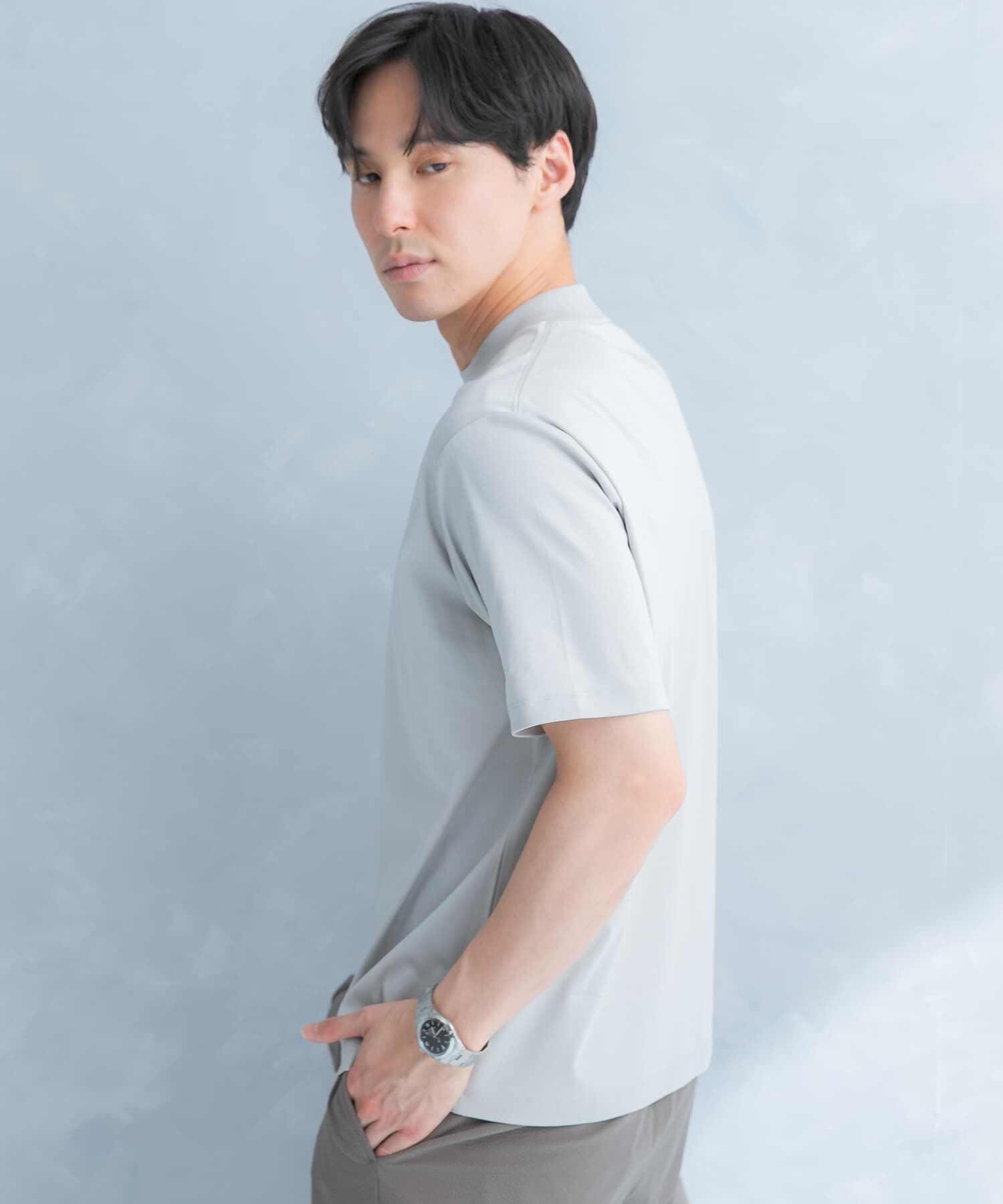 URBAN RESEARCH DOORS「『UR TECH』LIFE STYLE TAILOR　サマシェア ドレスTシャツ」|シャツ・ブラウス|