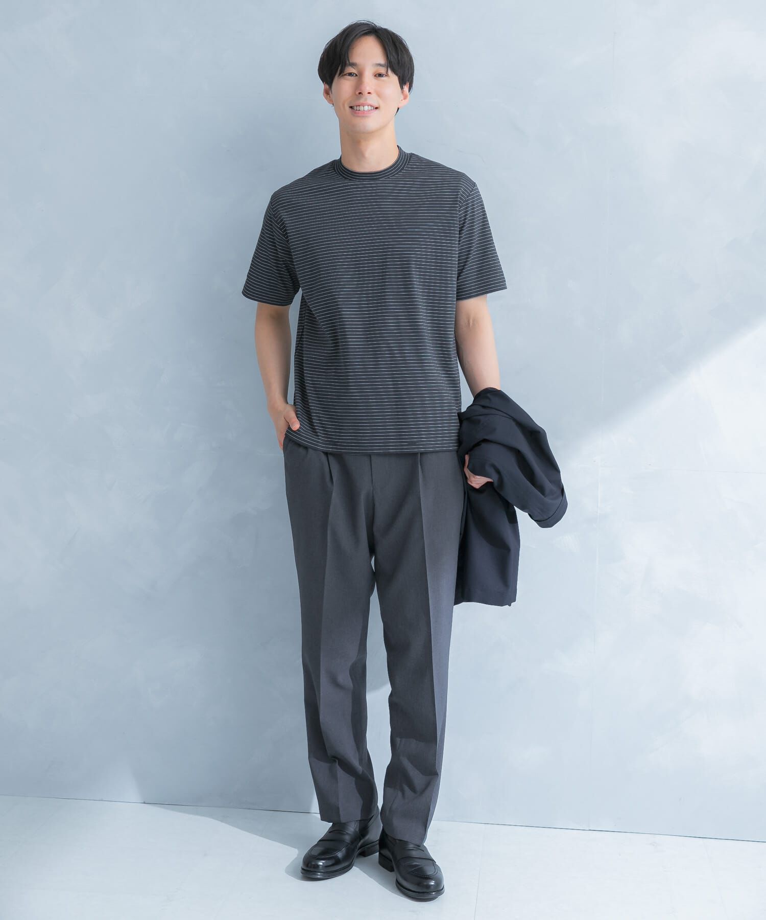 URBAN RESEARCH DOORS「『UR TECH』LIFE STYLE TAILOR　サマシェア ドレスTシャツ」|シャツ・ブラウス|
