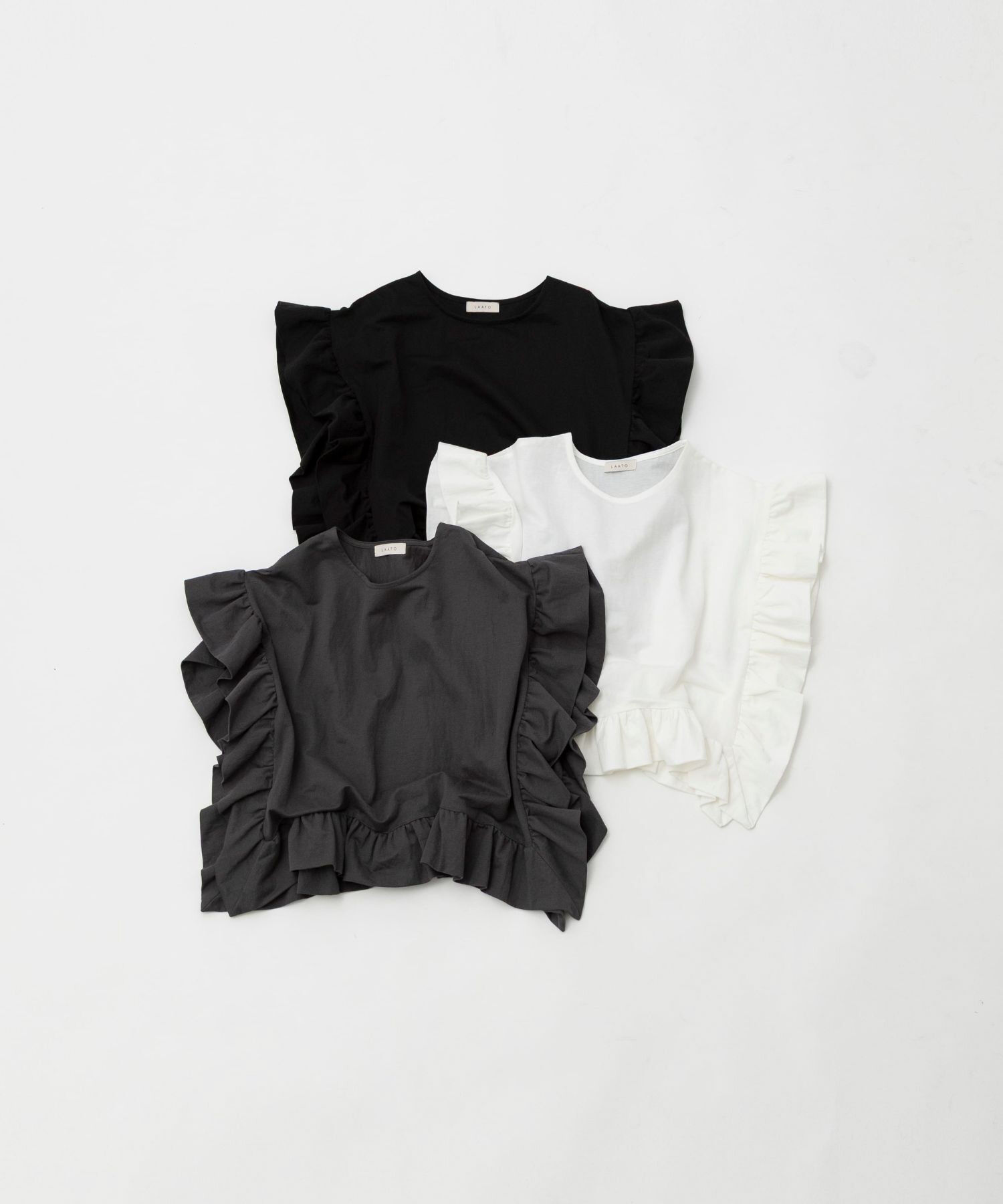 LAATO「frill tee」|Tシャツ・カットソー|