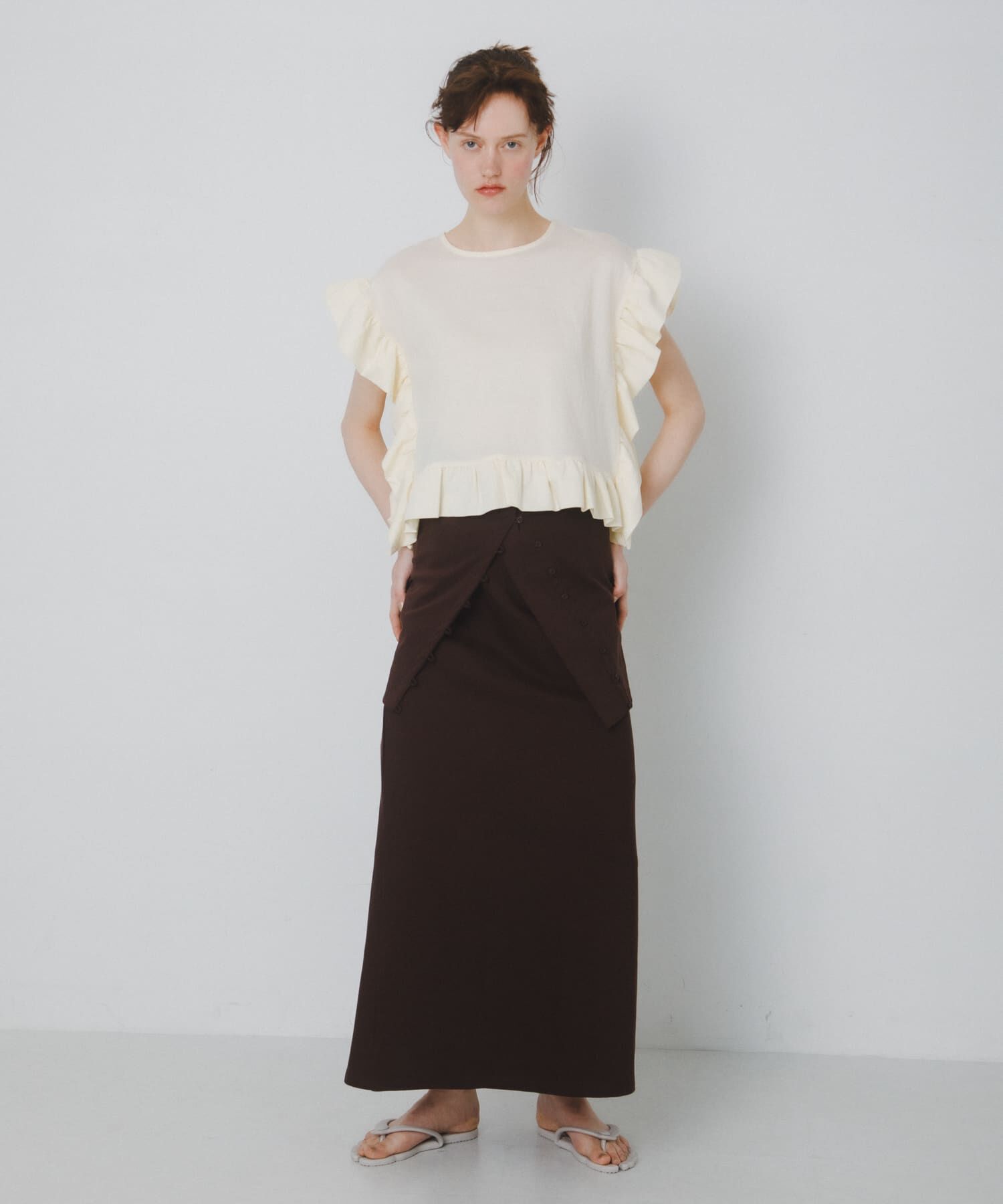 LAATO「frill tee」|Tシャツ・カットソー|
