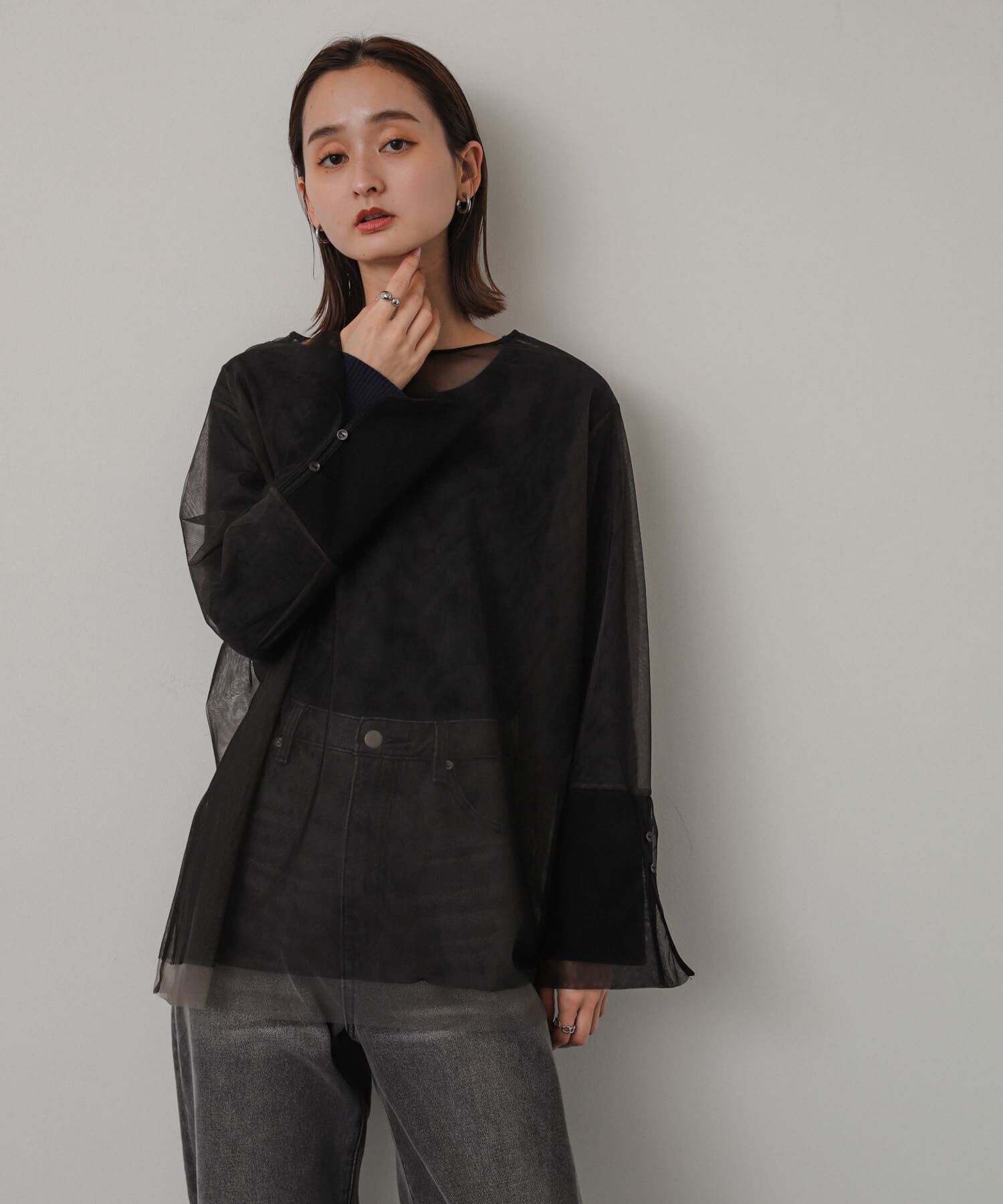 SENSE OF PLACE by URBAN RESEARCH「シアーチュールトップ」|Tシャツ・カットソー|