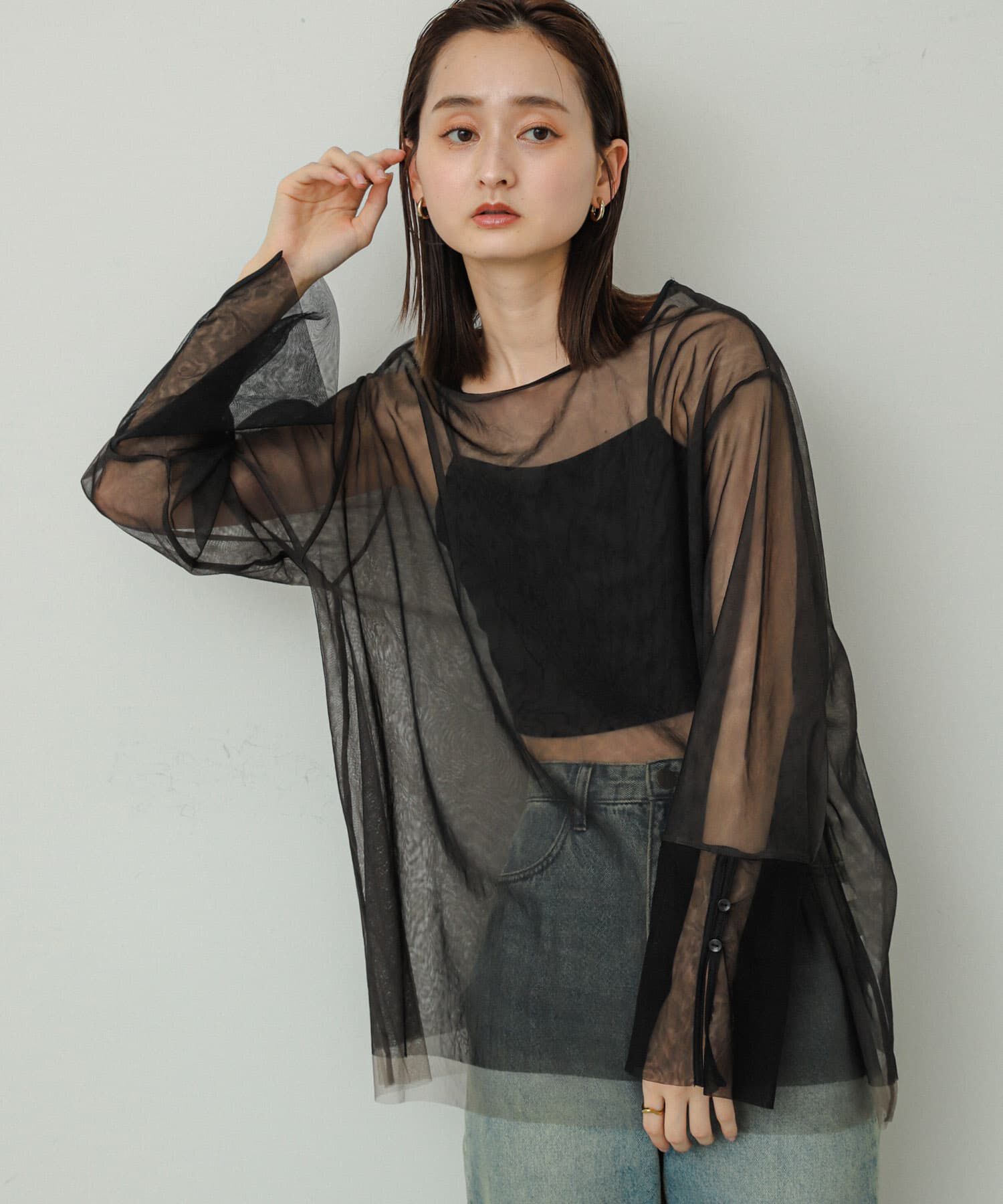 SENSE OF PLACE by URBAN RESEARCH「シアーチュールトップ」|Tシャツ・カットソー|