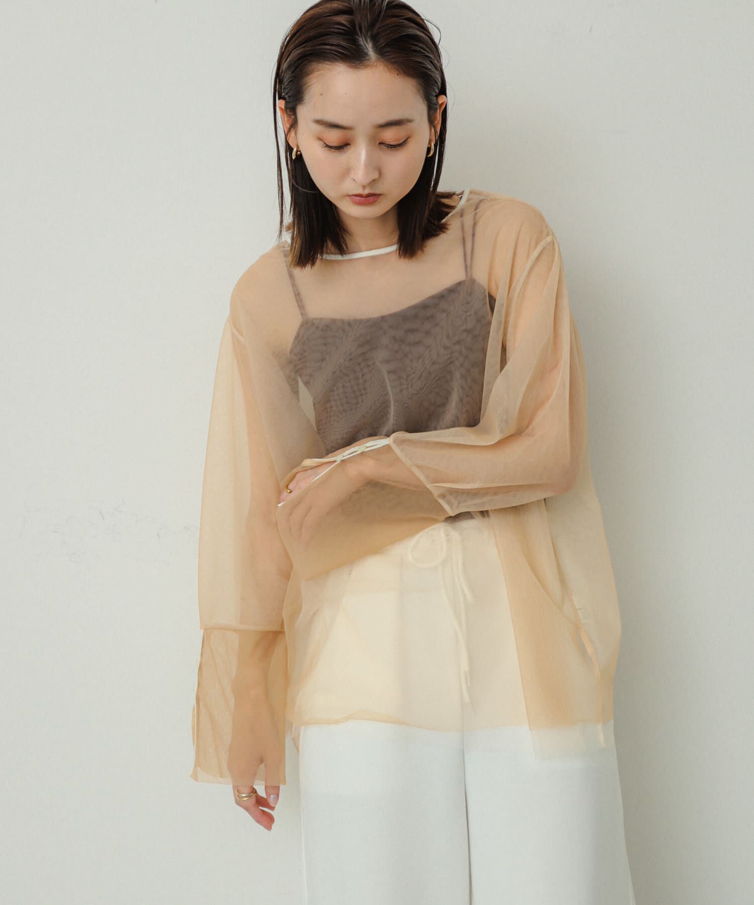 SENSE OF PLACE by URBAN RESEARCH「シアーチュールトップ」|Tシャツ・カットソー|