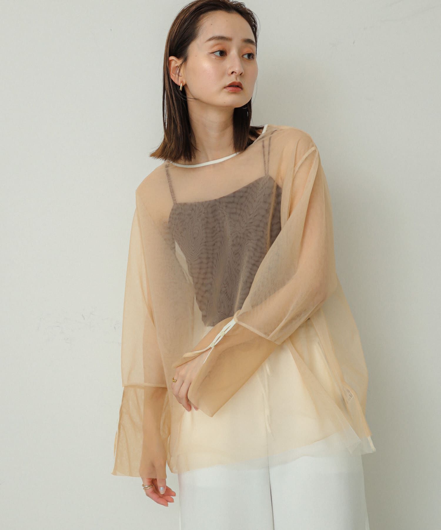 SENSE OF PLACE by URBAN RESEARCH「シアーチュールトップ」|Tシャツ・カットソー|