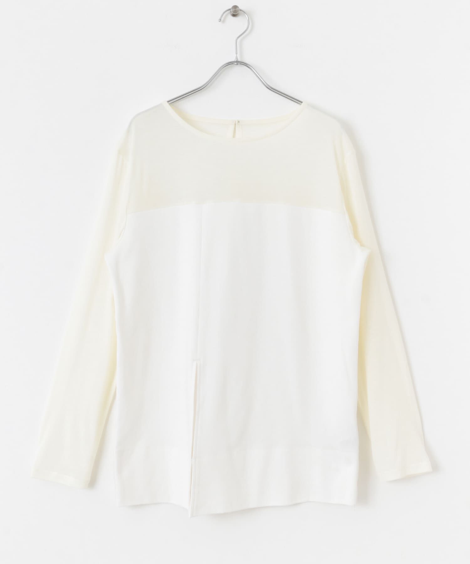 SENSE OF PLACE by URBAN RESEARCH「クルーネックドッキングスリットトップ」|Tシャツ・カットソー|
