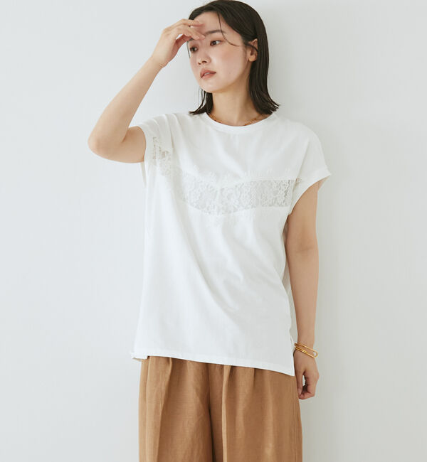 Doux archives「ＶカットレースＴＯＰＳ」|タンクトップ|OFF WHITE
