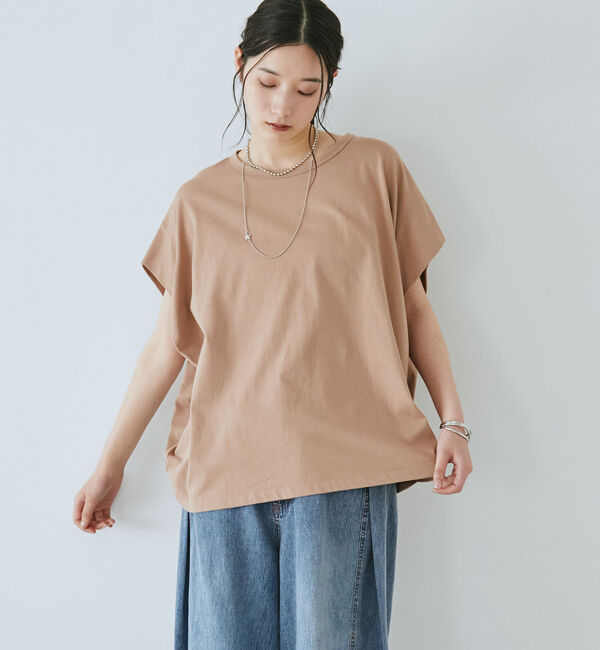 Doux archives「袖タックドルマンＴシャツ」|タンクトップ|CAMEL