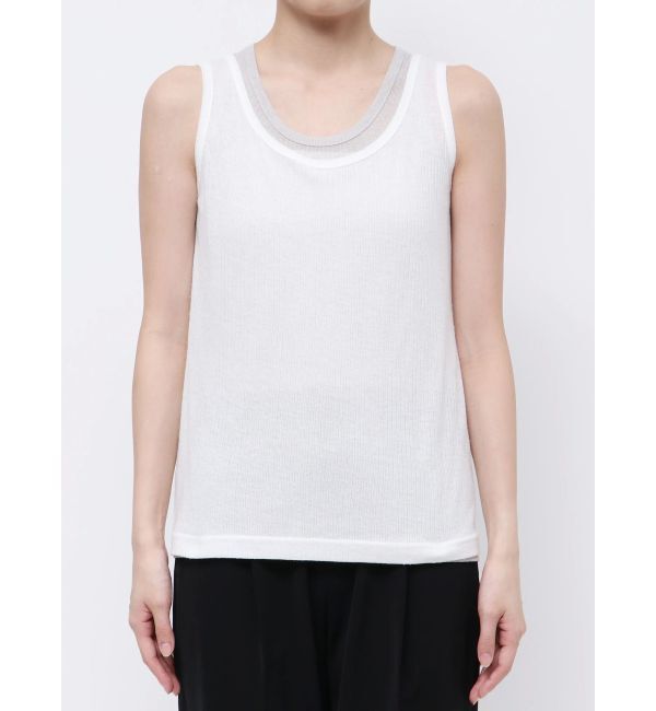 ELENDEEK「SHEER LAYERED TANK」|タンクトップ|