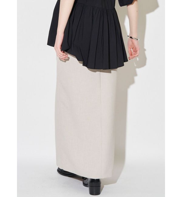 ELENDEEK「DOUBLE BELT SK」|スカート|