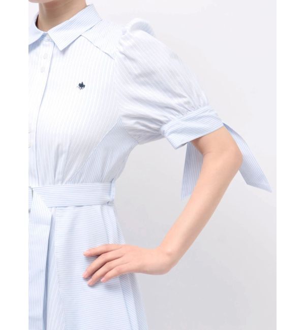 dazzlin「【POLO BCSコラボ/20周年記念復刻！】ヘムレイヤードシャツワンピース」|ワンピース|