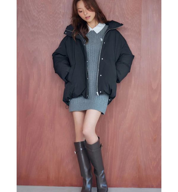 MERCURYDUO「U.S. POLO ASSN.別注 ケーブルニットワンピース」|ワンピース|