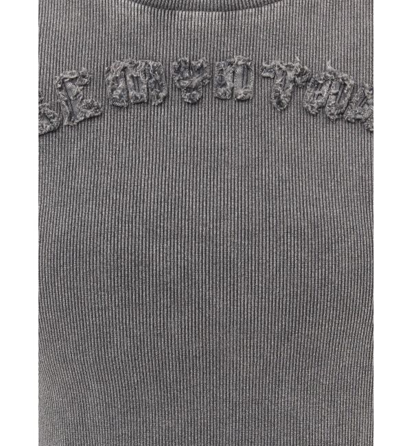 GYDA「GEMYNTAR patchブリーチトップス」|Tシャツ・カットソー|