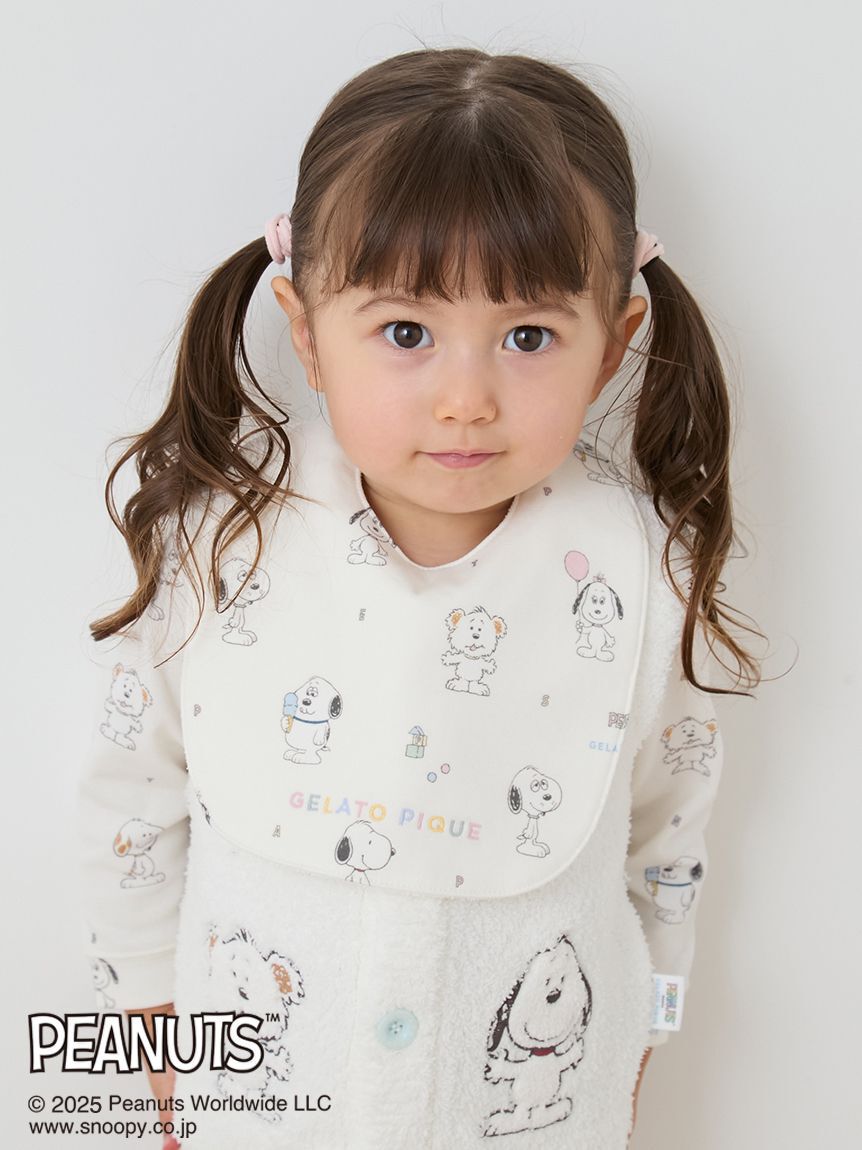 GELATO PIQUE KIDS & BABY「【PEANUTS PUPPIES】【BABY】総柄スタイ」|スタイ|