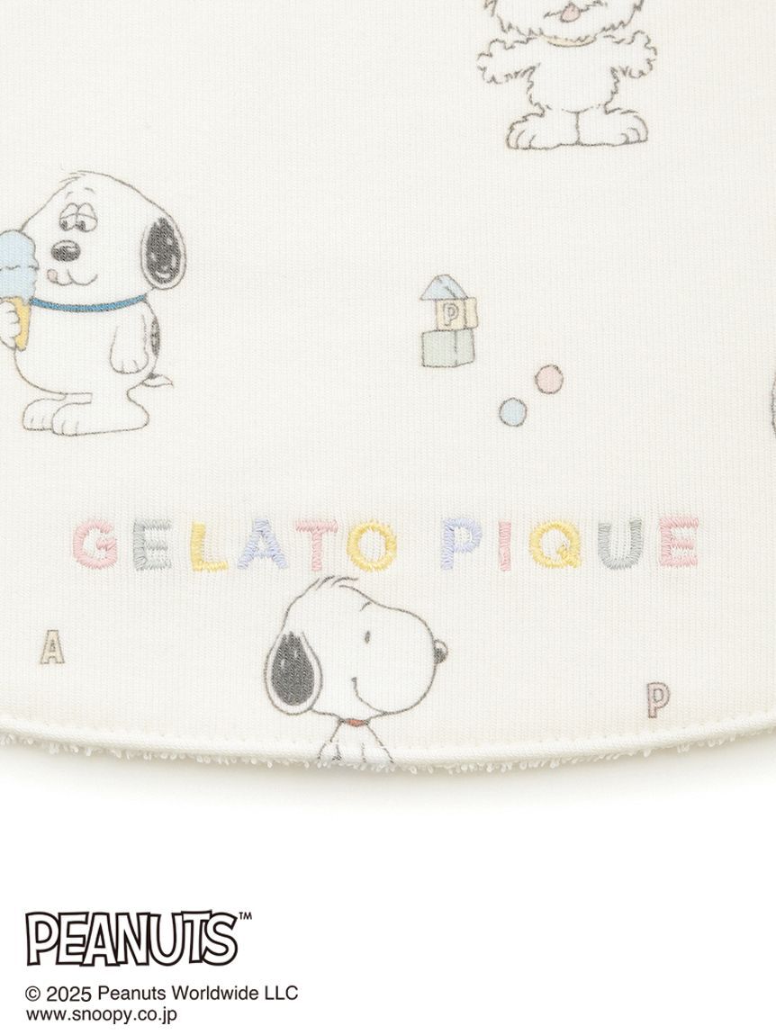 GELATO PIQUE KIDS & BABY「【PEANUTS PUPPIES】【BABY】総柄スタイ」|スタイ|