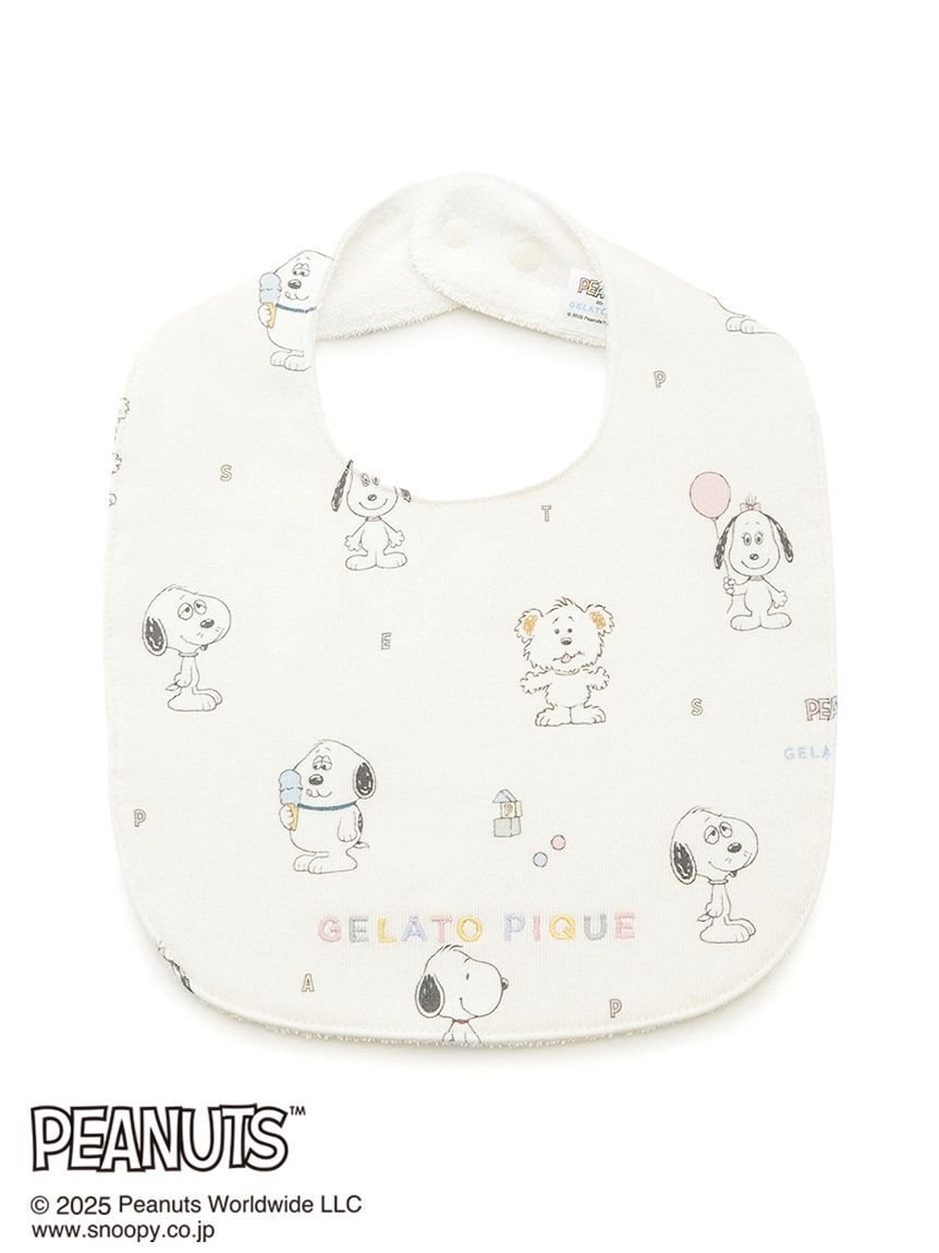 GELATO PIQUE KIDS & BABY「【PEANUTS PUPPIES】【BABY】総柄スタイ」|スタイ|