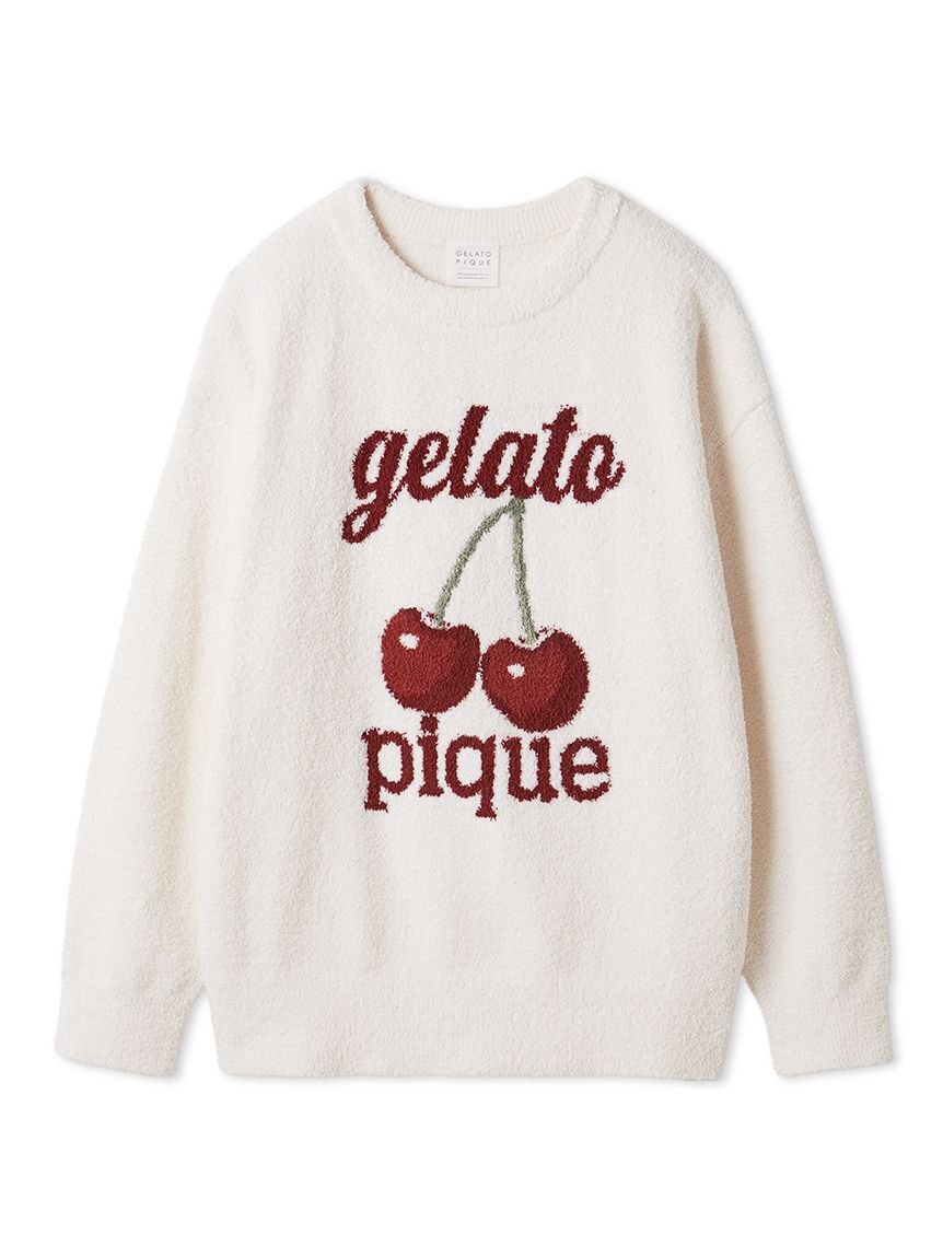 gelato pique「【ONLINE限定カラーあり】ベビモコチェリージャガードプルオーバー」|ルームウェア|