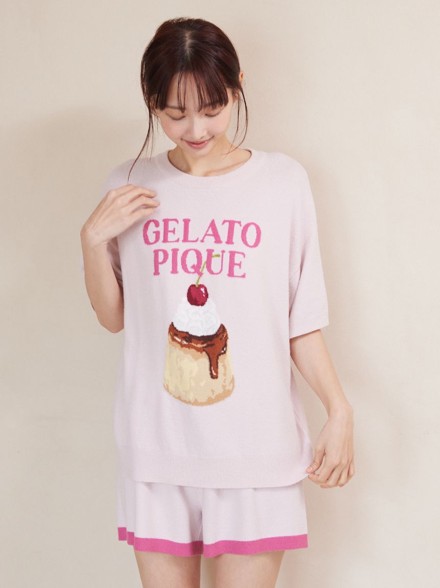 gelato pique「【ONLINE限定】スムーズィープリンジャガードプルオーバー&ショートパンツセット」|ルームウェア|
