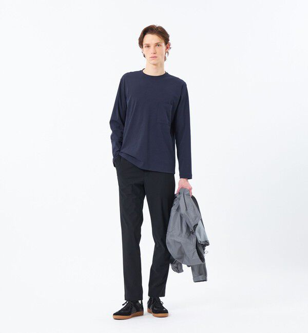MACKINTOSH PHILOSOPHY「ブリテック クルーネックロンT ドライフラットストレッチクロス」|Tシャツ・カットソー|