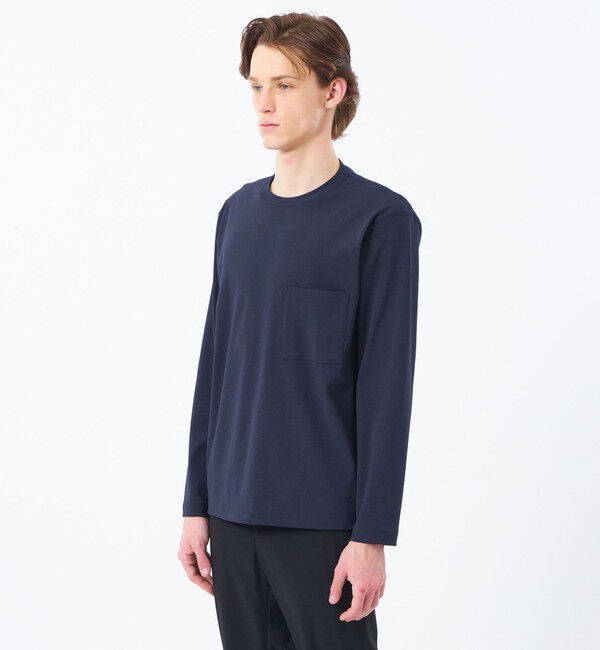 MACKINTOSH PHILOSOPHY「ブリテック クルーネックロンT ドライフラットストレッチクロス」|Tシャツ・カットソー|