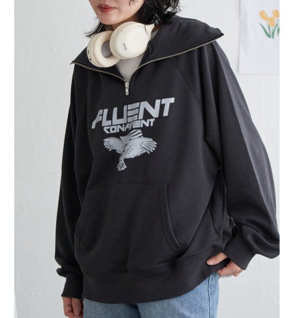 VENCE share style「イーグルハーフジップパーカー」|スウェット・ジャージ|