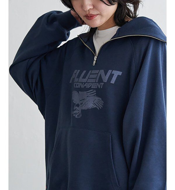 VENCE share style「イーグルハーフジップパーカー」|スウェット・ジャージ|