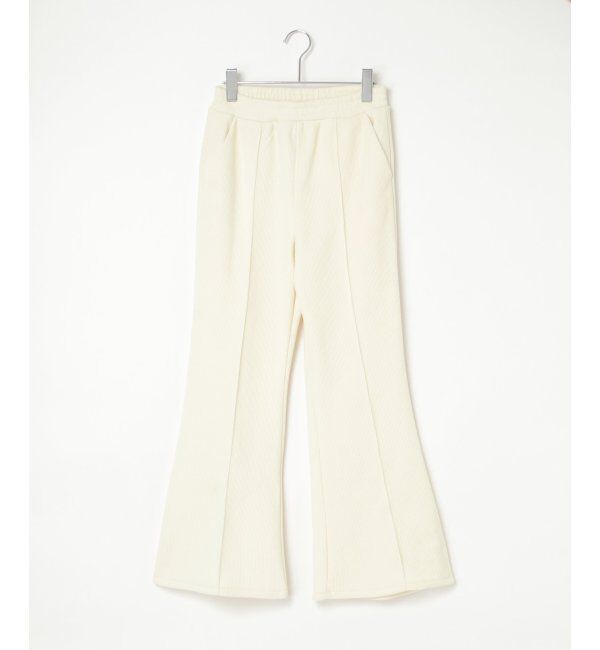 VENCE share style「コーデユロイ裏フリースフレアパンツ」|その他|