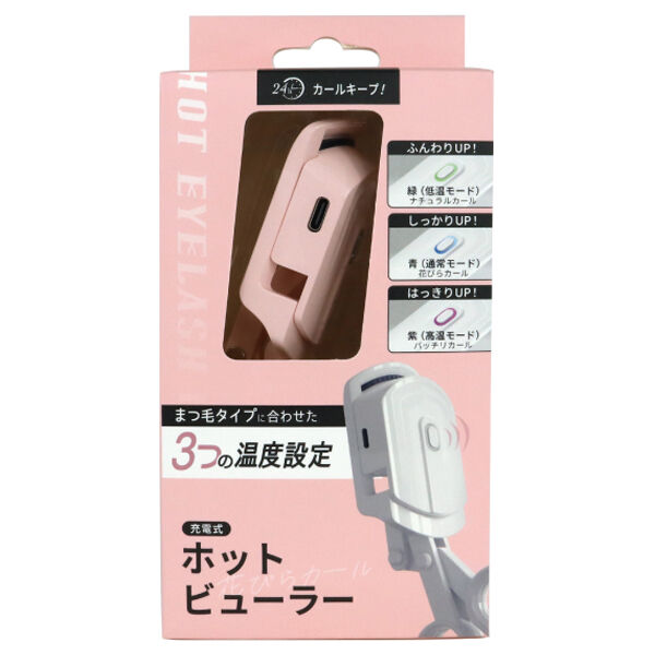  「ShinkoQ ホットビューラー 花びらカール ピンク (40g)」|コスメ雑貨|