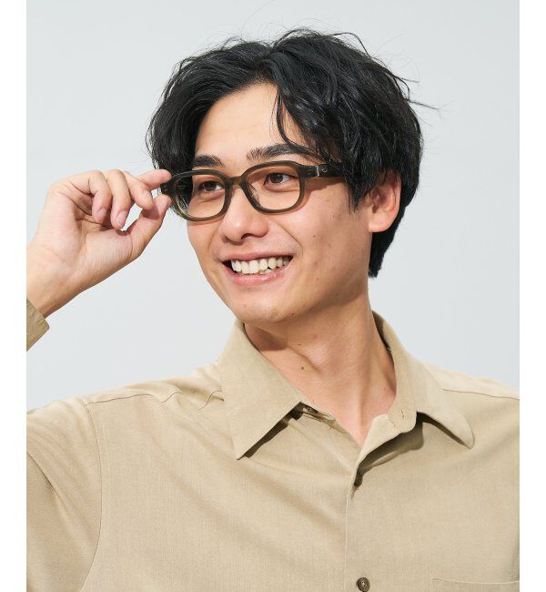  「ウエリントン型メガネ｜読書 レディース 女性用 大人可愛い 大理石｜Zoff｜CHIC レンズ交換券付」|メガネ|