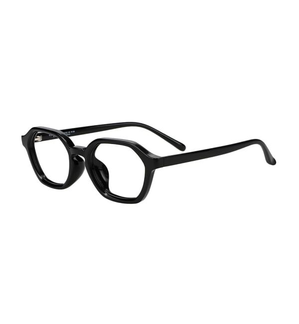  「 ウェリントン型 メガネ | 太縁フレーム 軽量 眼鏡 伊達めがね 度付き メンズ FASHION レンズ交換券付」|メガネ|