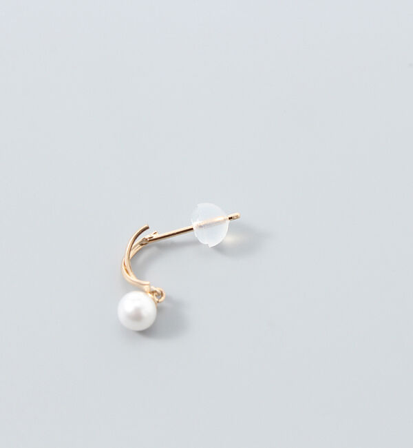 Phoebe「【K10】クロッシングパールピアス/BOX付き」|ピアス|