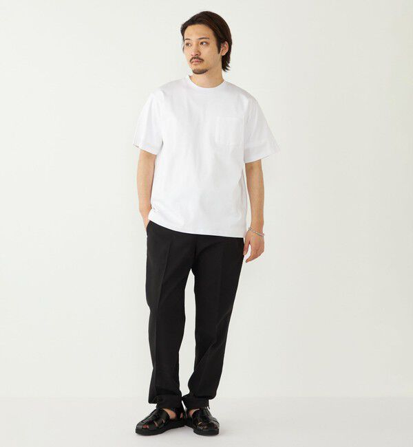 SHIPS Colors 「SHIPS Colors:〈抗菌防臭・接触冷感・UVカット〉シルケット コットン クルーネック T◇」|Tシャツ・カットソー|