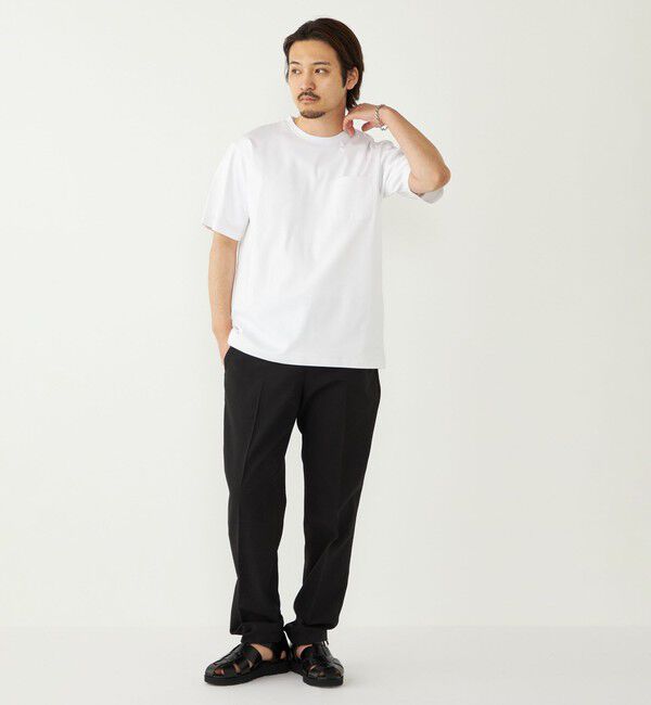 SHIPS Colors 「SHIPS Colors:〈抗菌防臭・接触冷感・UVカット〉シルケット コットン クルーネック T◇」|Tシャツ・カットソー|