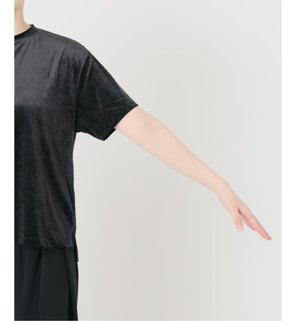 IENA LA BOUCLE「IENA LA BOUCLE トリアセベロアTシャツ」|Tシャツ・カットソー|