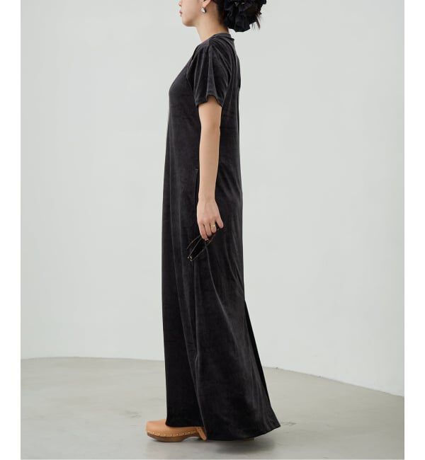 IENA LA BOUCLE「IENA LA BOUCLE トリアセベロアTシャツ」|Tシャツ・カットソー|