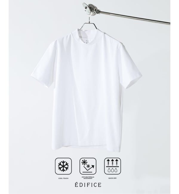 EDIFICE「【EDIFICE ALL-DAY シリーズ】クルーネック Tシャツ《WEB限定》」|Tシャツ・カットソー|ホワイト