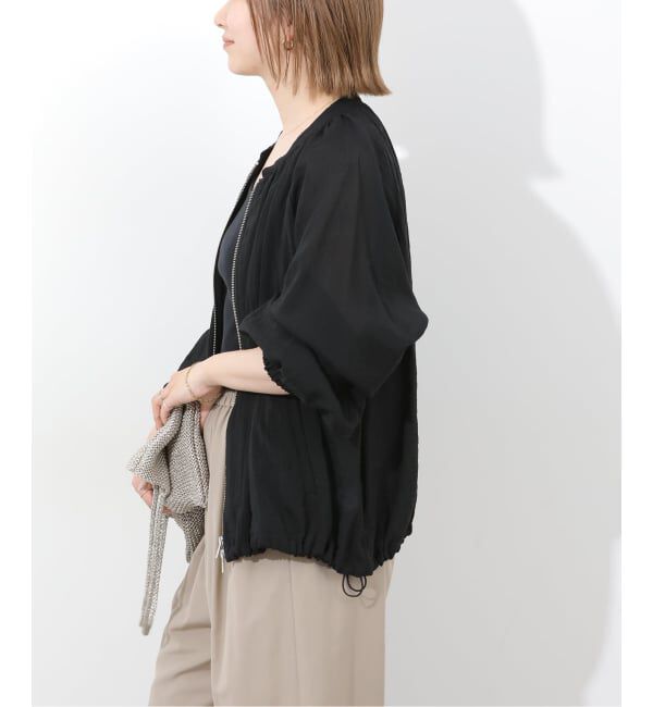 JOURNAL STANDARD relume「［手洗い可］シアーギャザージップブルゾン」|その他|