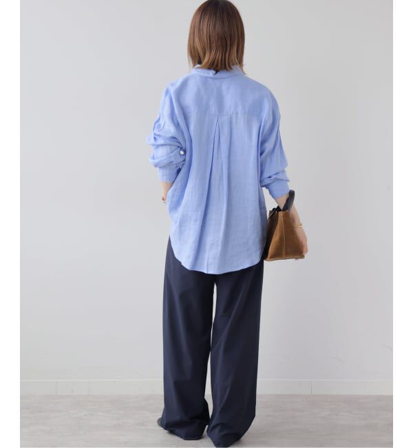 JOURNAL STANDARD relume「《追加2》カラーリネンオーバーサイズシャツ」|シャツ・ブラウス|