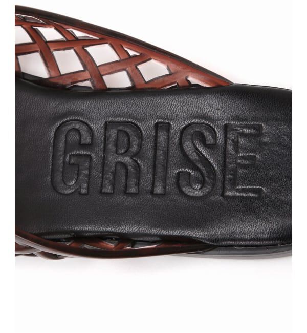 GRISE「《WEB+一部店舗限定》GRISE JELLY LATTICE ミュール」|その他|