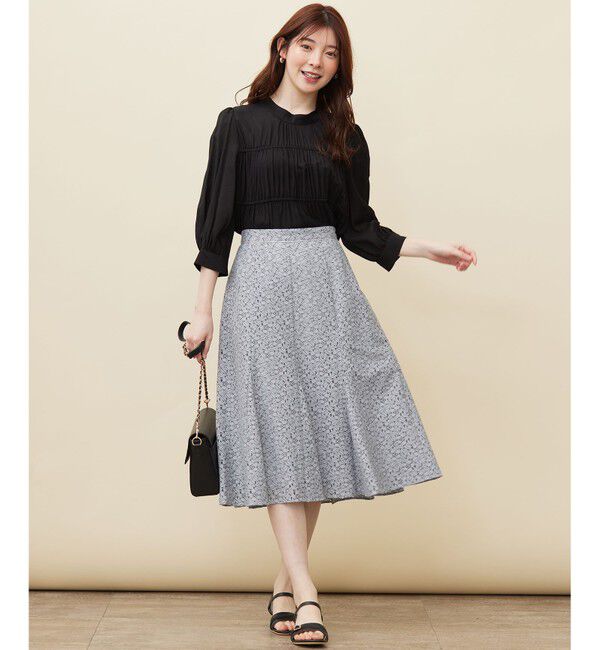 any SiS「【洗える】シャーリングシアー ブラウス」|シャツ・ブラウス|