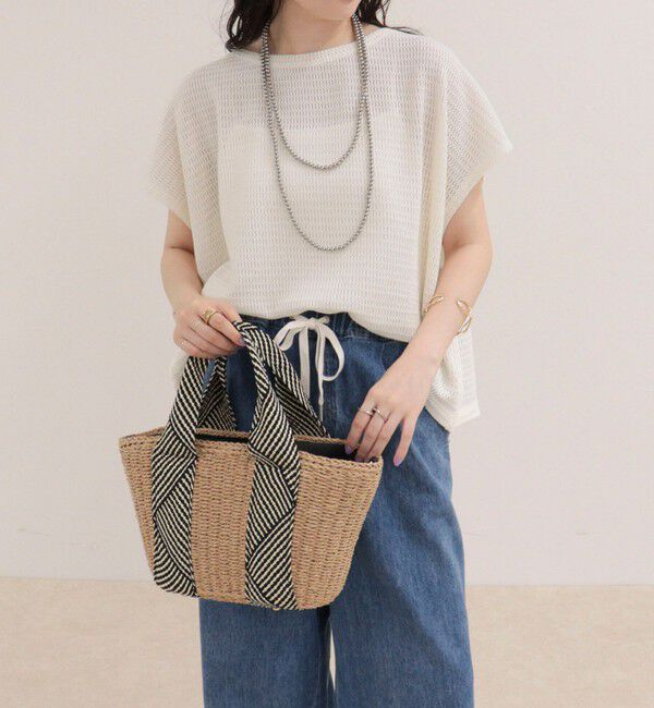 fredy emue「メッシュフレンチプルオーバーカットソー」|Tシャツ・カットソー|