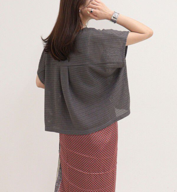 fredy emue「メッシュフレンチプルオーバーカットソー」|Tシャツ・カットソー|