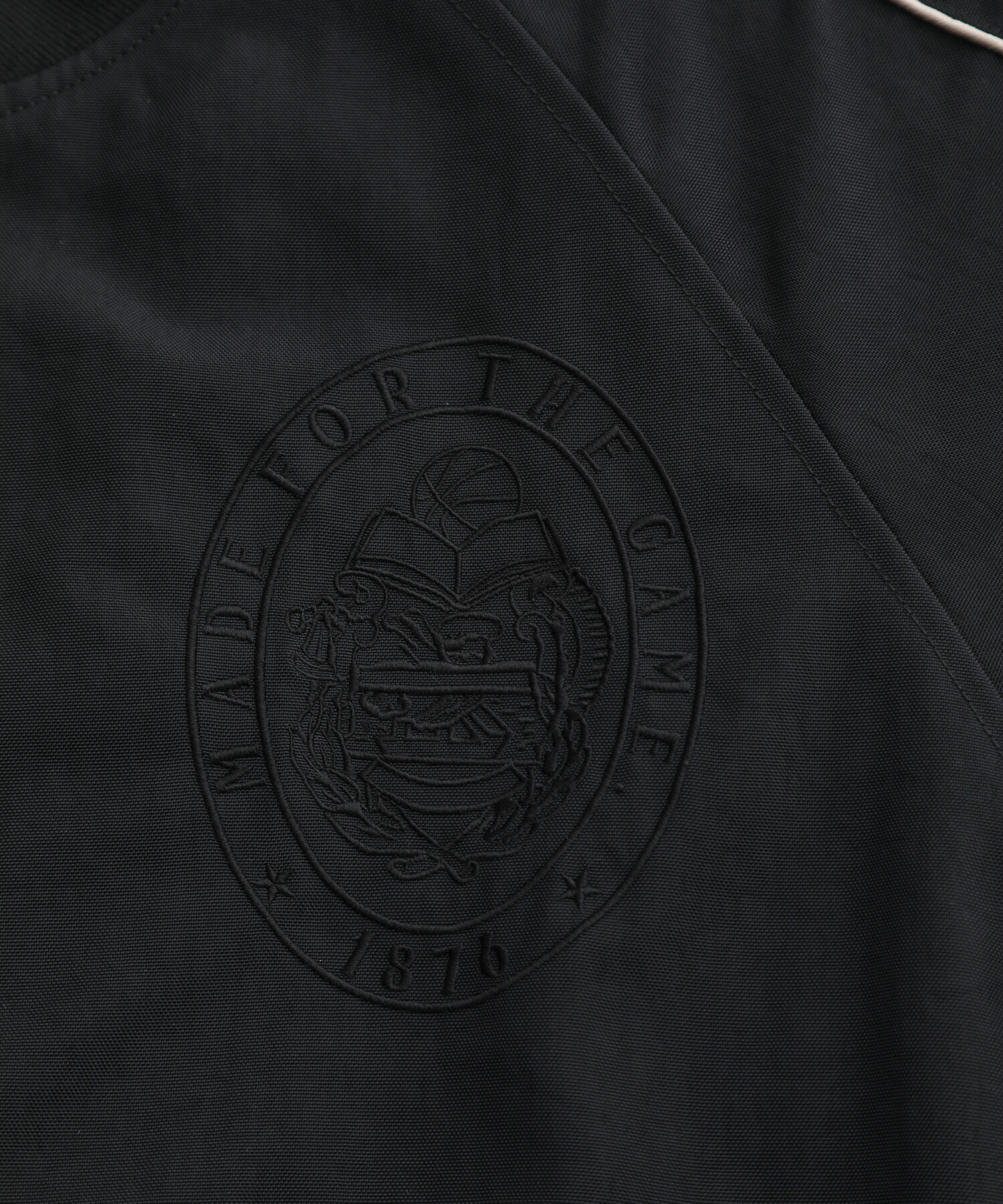 ADAM ET ROPE'「《別注》【SPALDING/スポルディング】BASKETBALL SATIN JACKET / 中綿 / UNISEX」|ミリタリージャケット|