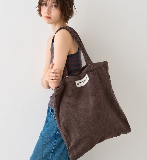 Rouge vif「【追加】【BONGUSTA/ボングスタ】NARAM TOTEBAG/無地/トート」|トートバッグ|