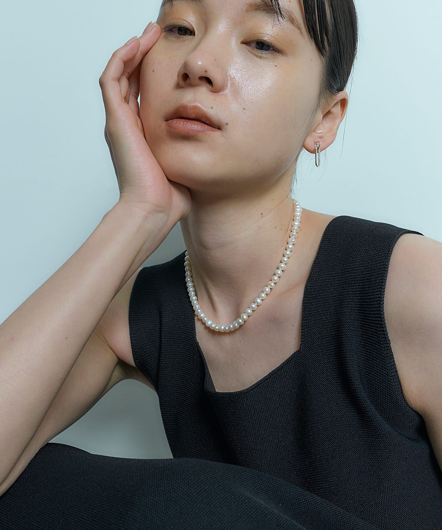 SMELLY「SMELLY so&rsquo;　2way pearl necklace slv」|ネックレス|