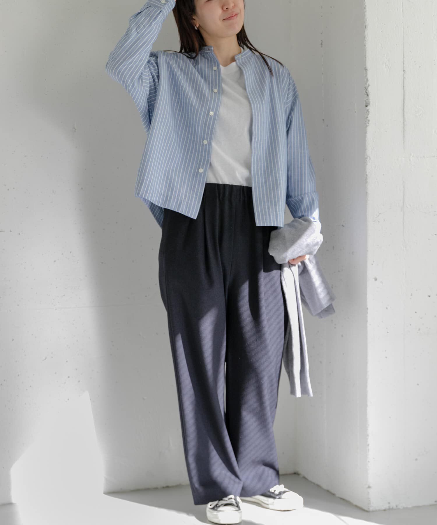 URBAN RESEARCH DOORS「FORK&SPOON　ギボシコクーンロングスリーブシャツ」|シャツ・ブラウス|