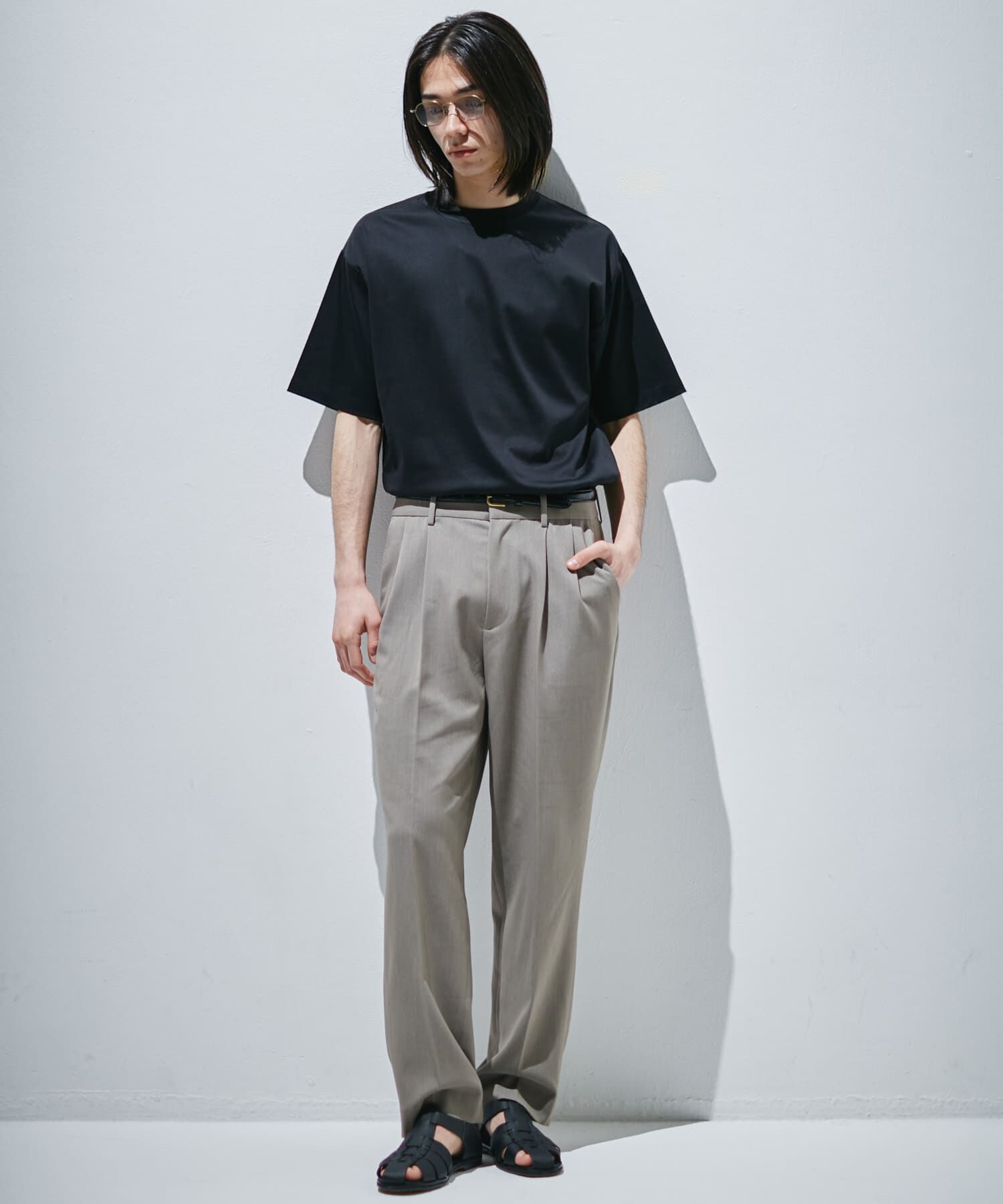 URBAN RESEARCH DOORS「『仁村紗和さん着用』『UR TECH』 サマシェア クルーネックTシャツ」|Tシャツ・カットソー|