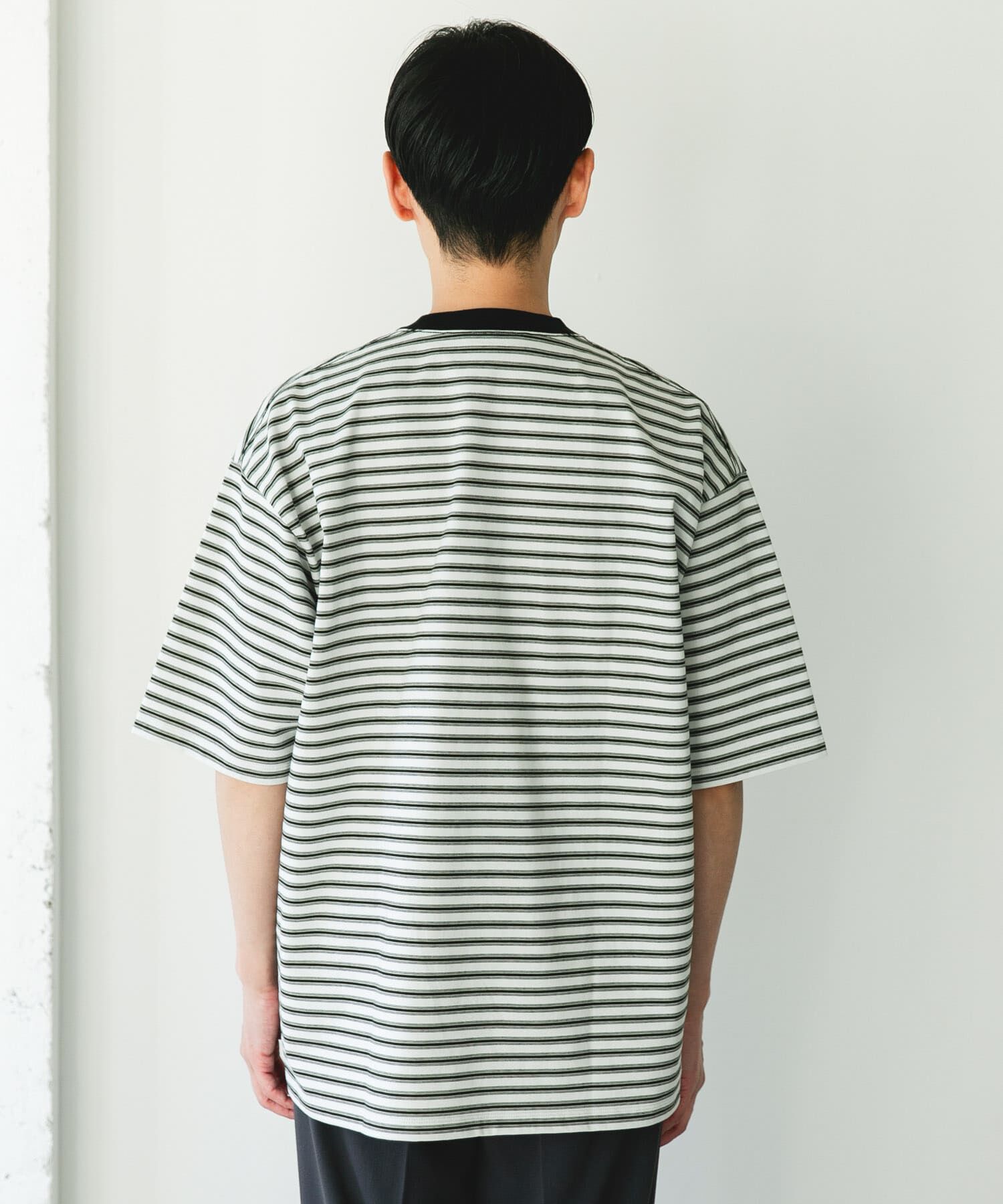 URBAN RESEARCH DOORS「プレーティングマルチボーダーTシャツ」|Tシャツ・カットソー|
