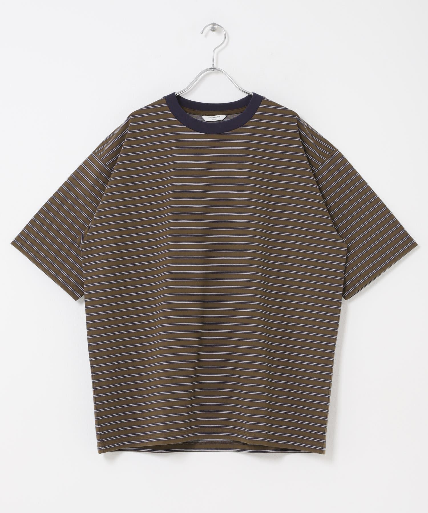 URBAN RESEARCH DOORS「プレーティングマルチボーダーTシャツ」|Tシャツ・カットソー|