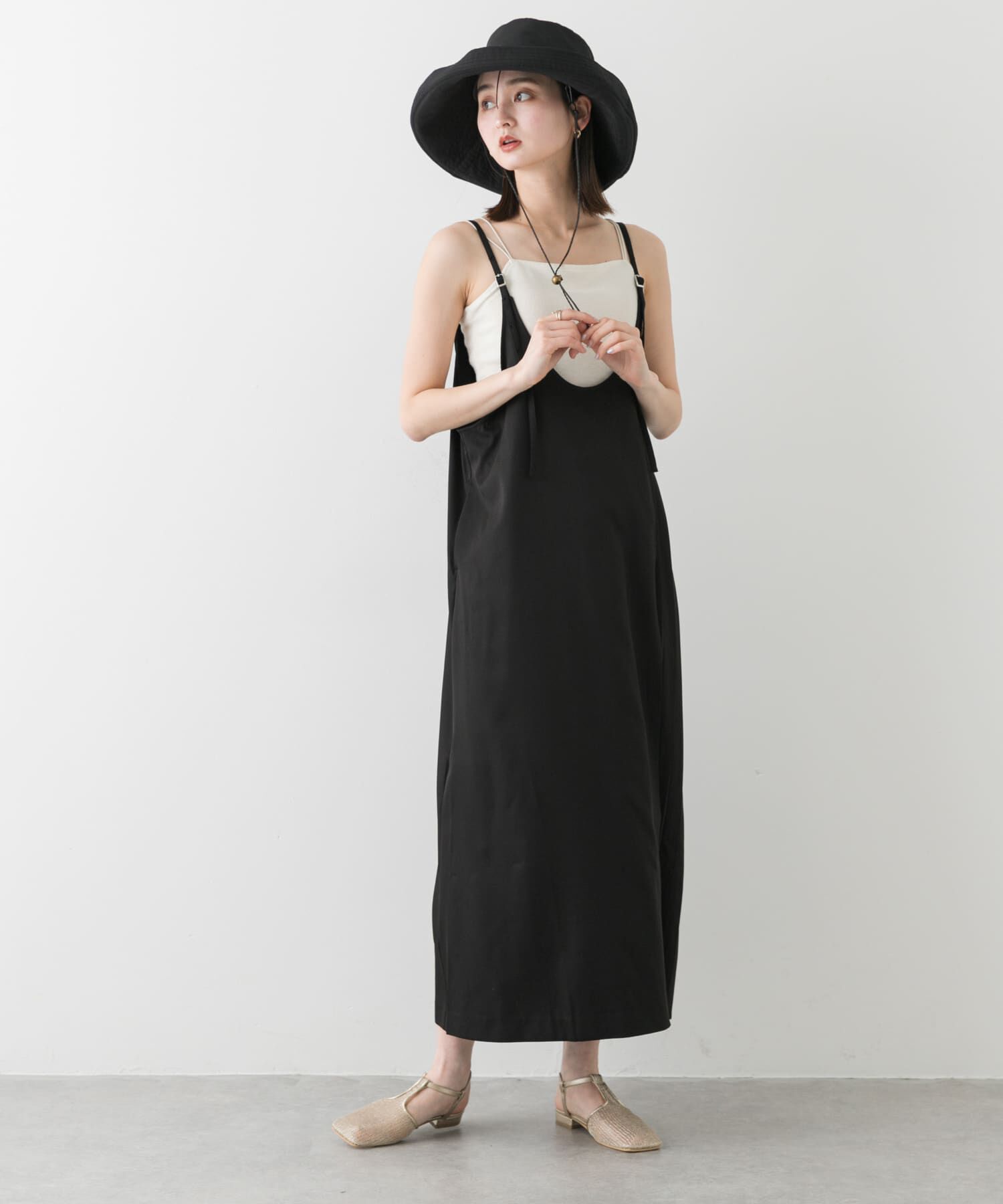 SENSE OF PLACE by URBAN RESEARCH「プリーツキャミワンピース」|ワンピース|